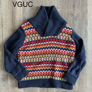 Janie and Jack Multicolor Patterned Sweater